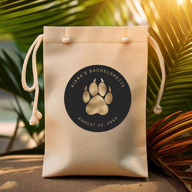 Adesivo Lion Pawprint Bachelorette Black ID1148 (Criador carregado)