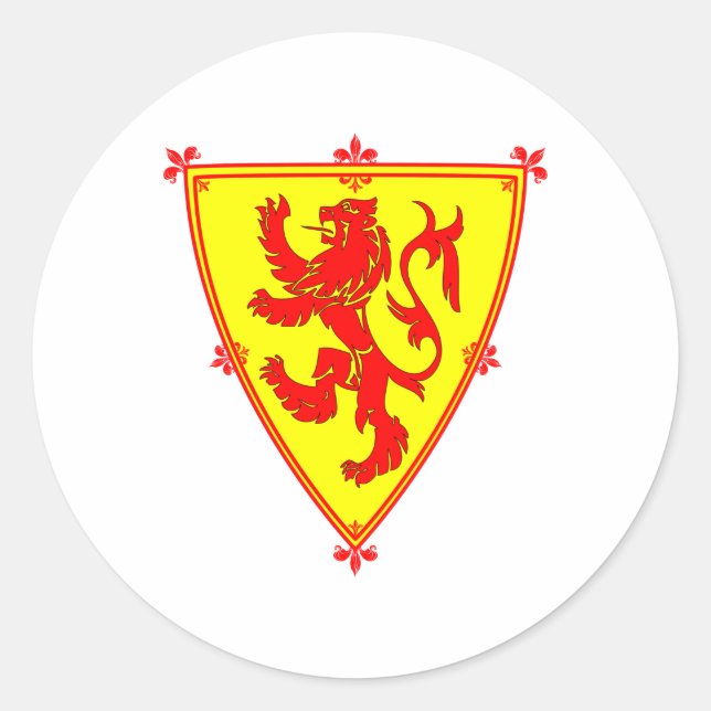 Adesivo Lion Rampant da Escócia (Frente)