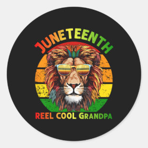 Adesivo Lion Reel Legal Vovô Junteamericano Negro H