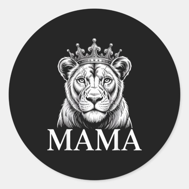 Adesivo Lioness Mama Lion Animal Lioness Women Lioness  (Frente)