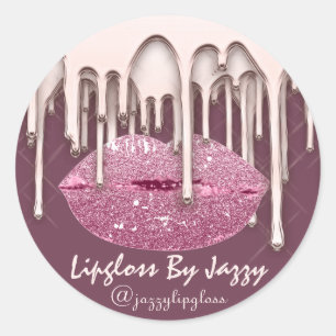 Adesivo Lipgloss By IG Rosa Pink Product Cosméticos