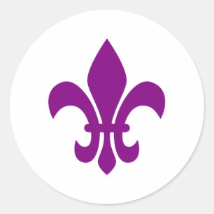 Adesivo Lírio-de-lis Roxo