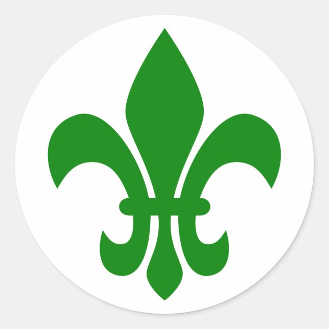 Adesivo Lírio Verde (Frente)