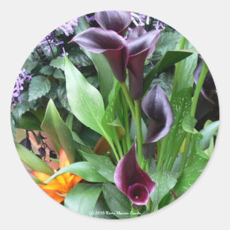 Adesivo Lírios Black Calla