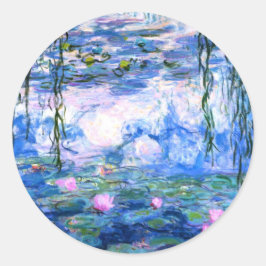 Adesivo Lírios de Água Rosa Monet