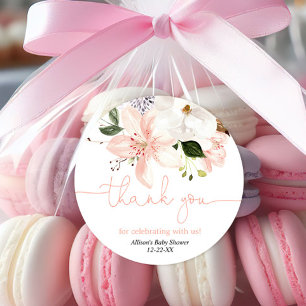 Adesivo Lírios florais elegantes te abafam obrigado