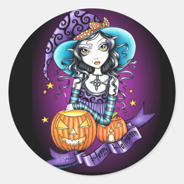 Adesivo "Lisa" Halloween Pumpkin Witness Stickers (Frente)