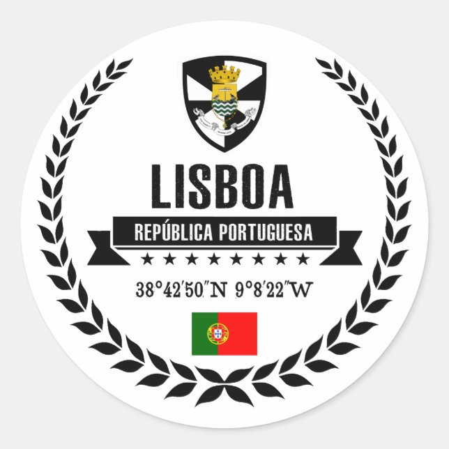 Adesivo Lisboa (Frente)