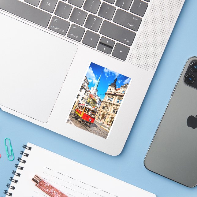 Adesivo Lisboa Portugal (Notebook com iPhone)