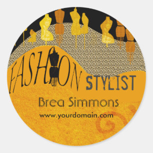 Adesivo Lista de estilos do consultor de aluguel de beleza