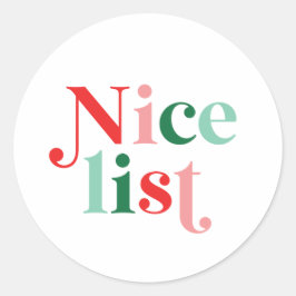 Adesivo lista de natal boho colorida fonte moderna