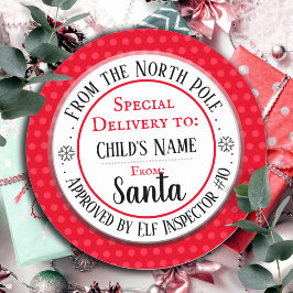 Adesivo Lista de Natal Bom Oficial Nome Personalizado