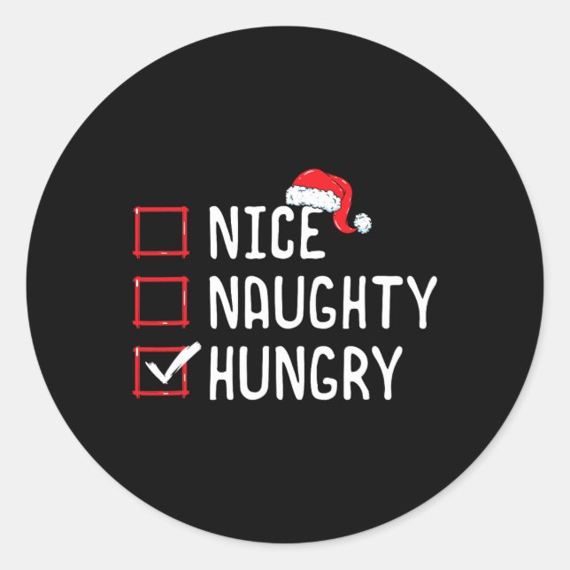Adesivo Lista de natal malvada (Frente)