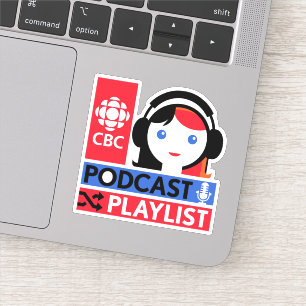 Adesivo Lista de Reprodução de Podcast CBC