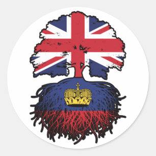 Adesivo Listenstaine Liechtenstein Reino Unido