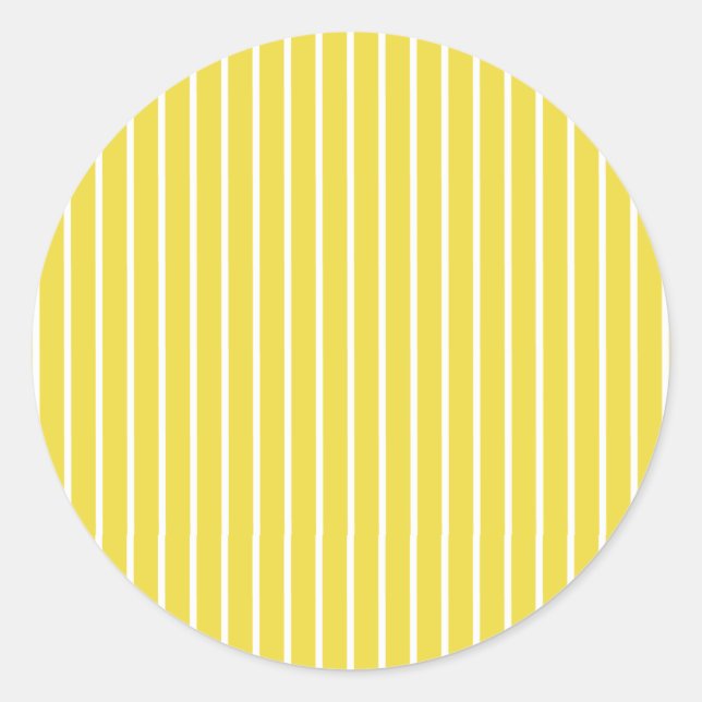 Adesivo Listras Clássicas Branco - Amarelo Dourado (Frente)