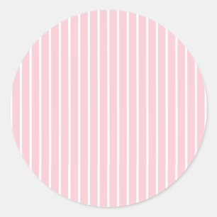 Adesivo Listras Clássicas Branco - Rosa