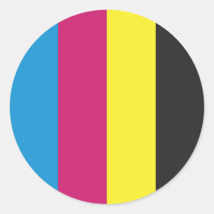 Adesivo listras cmyk padrão de fundo gráfico cor ciano