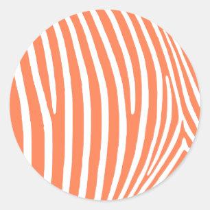 Adesivo Listras corais da zebra