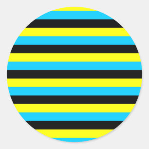 Adesivo listras da bandeira das bahamas