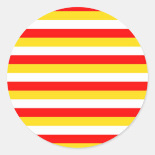 Adesivo listras da bandeira de Guernsey