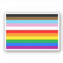 Listras da Bandeira do Progresso LGBTQ+