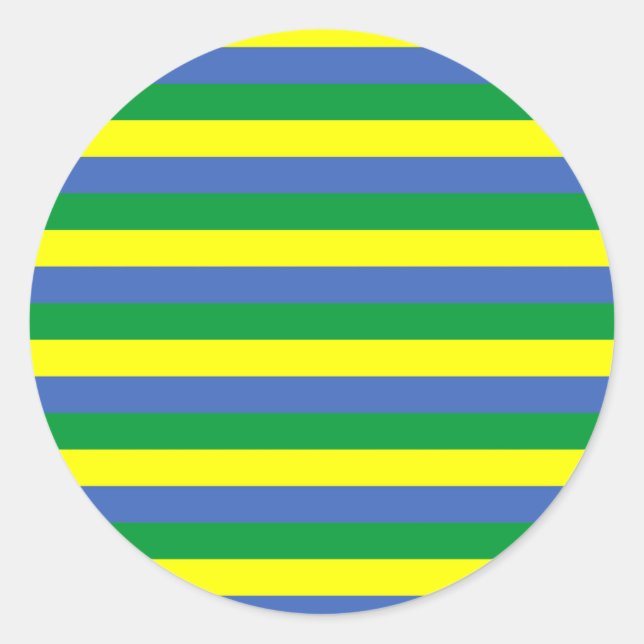 Adesivo listras de bandeira gabão (Frente)