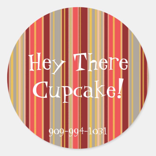 Adesivo listras de laranja (Frente)