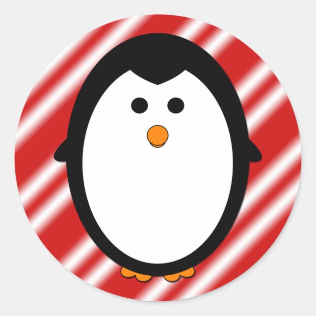 Adesivo Listras de pinguim (Frente)