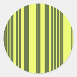 Adesivo Listras de Verde Oliva e Amarelo Lima