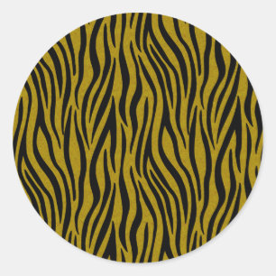 Adesivo Listras de Zebra em Safari Preto e Marrom