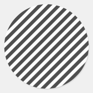 Adesivo Listras diagonais pretas e brancas padrão
