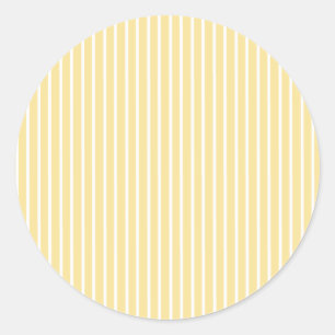 Adesivo Listras Elegantes Branco - Amarelo Canário