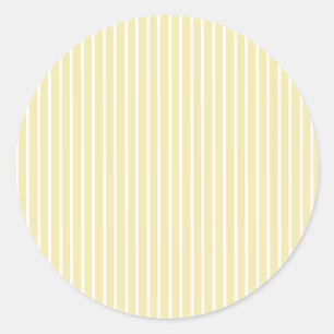 Adesivo Listras Elegantes Branco - Amarelo Manteiga