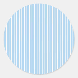 Adesivo Listras Elegantes Branco - Azul Bebê