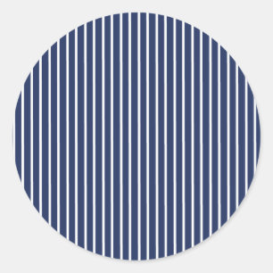 Adesivo Listras Elegantes Branco - Azul Marinho