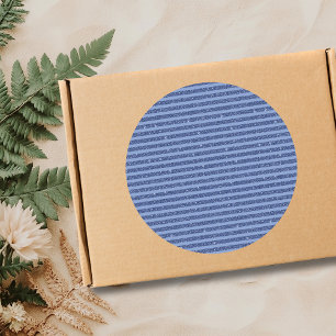 Adesivo Listras Horizontais de Brilho Índigo Escuro