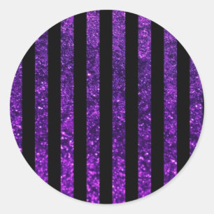 Adesivo Listras (Linhas Paralelas), Largura - Preto Roxo