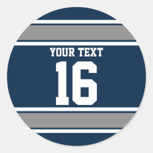 Adesivo Listras personalizadas do esporte dos azuis