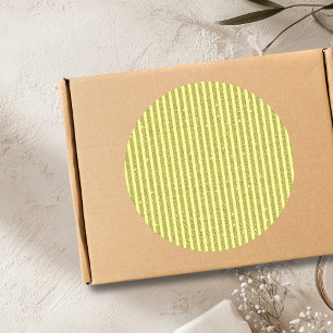 Adesivo Listras Verticais no Estilo Brilho Amarelo Vibrant