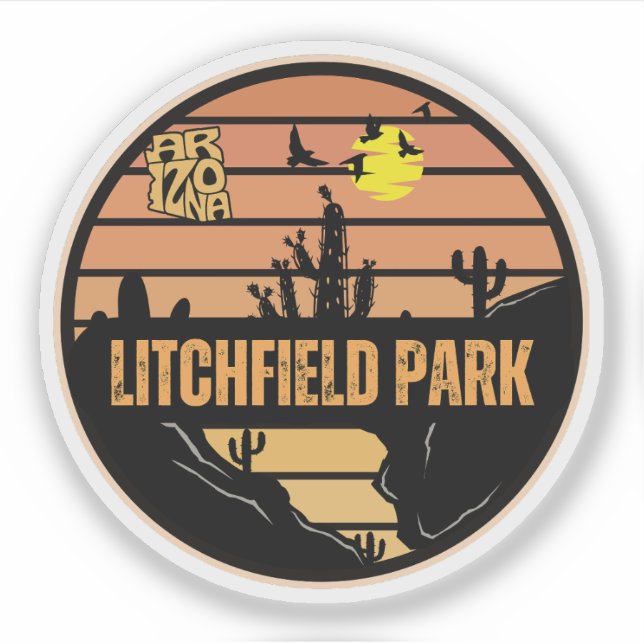 Adesivo Litchfield Park, Arizona (Frente)