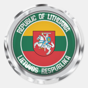 Adesivo Lithuania Round Emblem