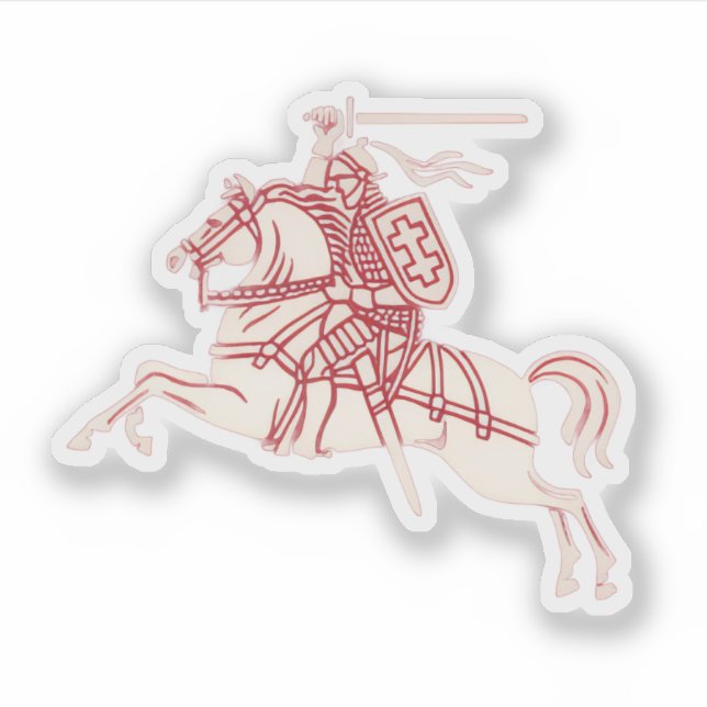 Adesivo Lithuanian Vytis (Frente)