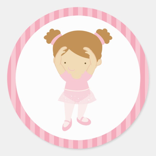 Adesivo Little Ballerina Stickers (Frente)
