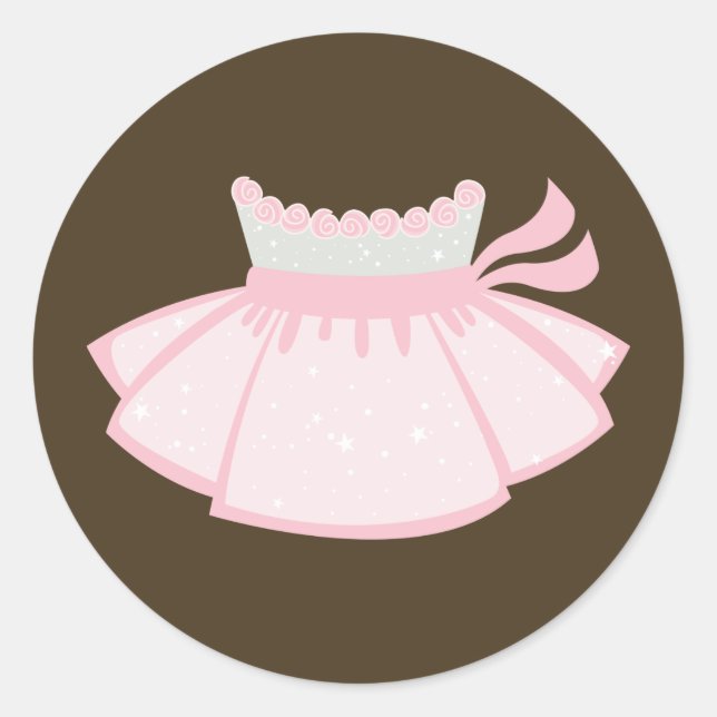 Adesivo Little Ballerina Stickers (Frente)