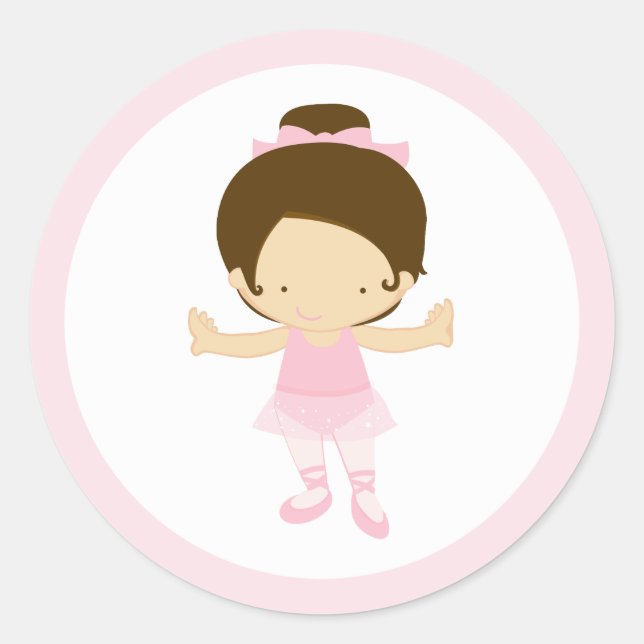 Adesivo Little Ballerina Stickers (Frente)