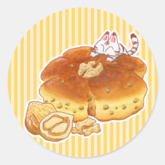 Adesivo Little Cat & Walnut bread