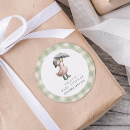 Adesivo Little Duckling Gender Neutral Baby Shower