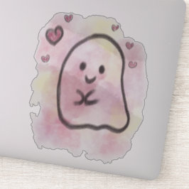 Adesivo Little ghost is in love