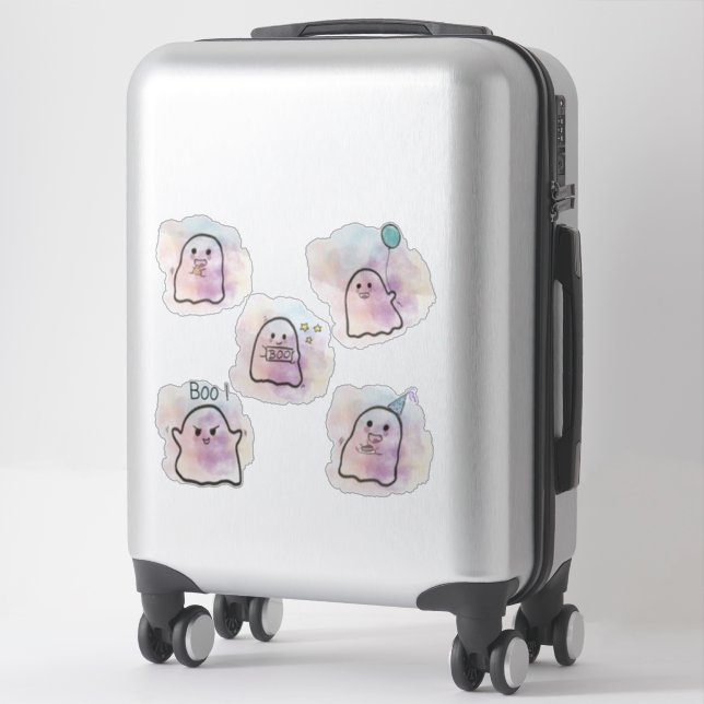 Adesivo Little ghost party 2 separate  (Mala)